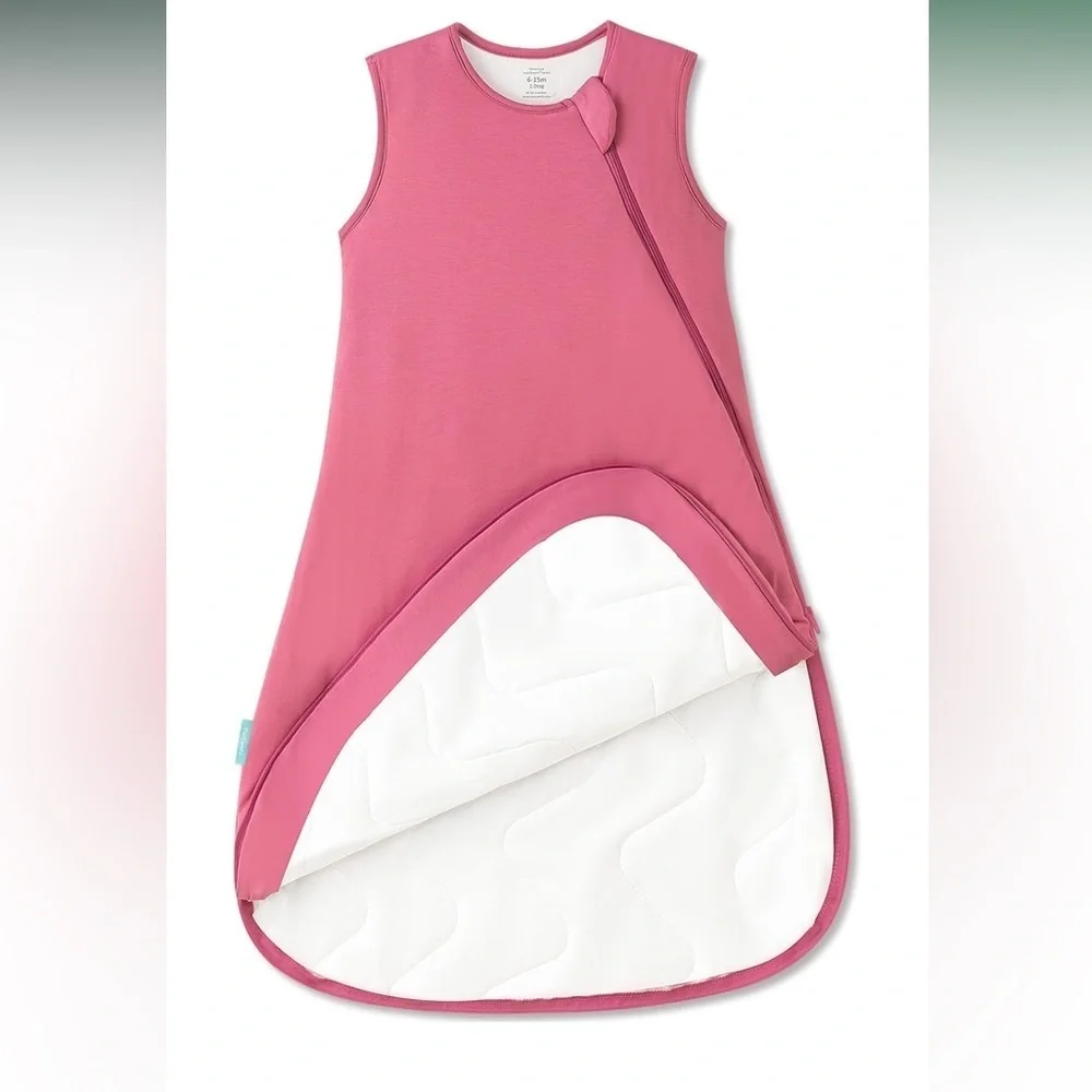 PurComfy Supersoft Sleeping Sack 1.0 TOG Bamboo Baby Bag Zipper Wearable Blanket